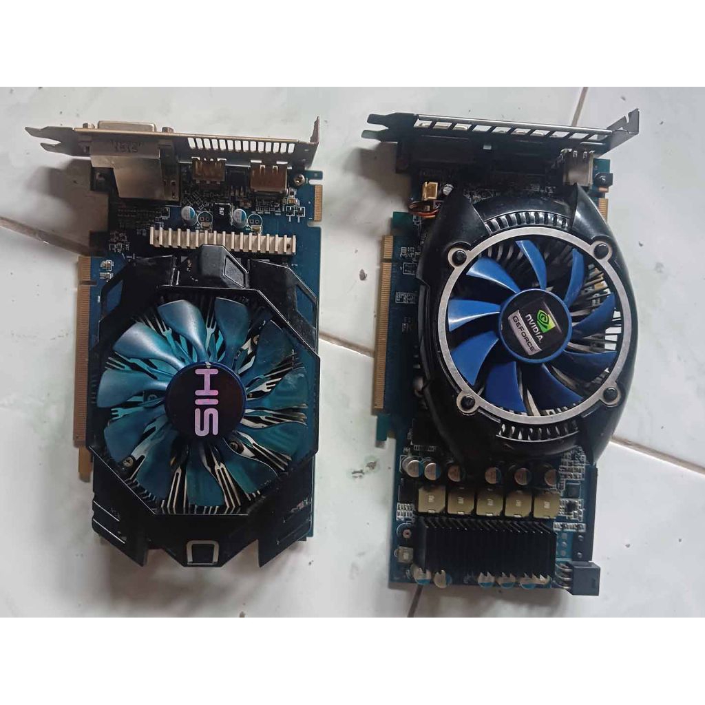 VGA card GeForce gts250 Dan Radeon RX 460 no display