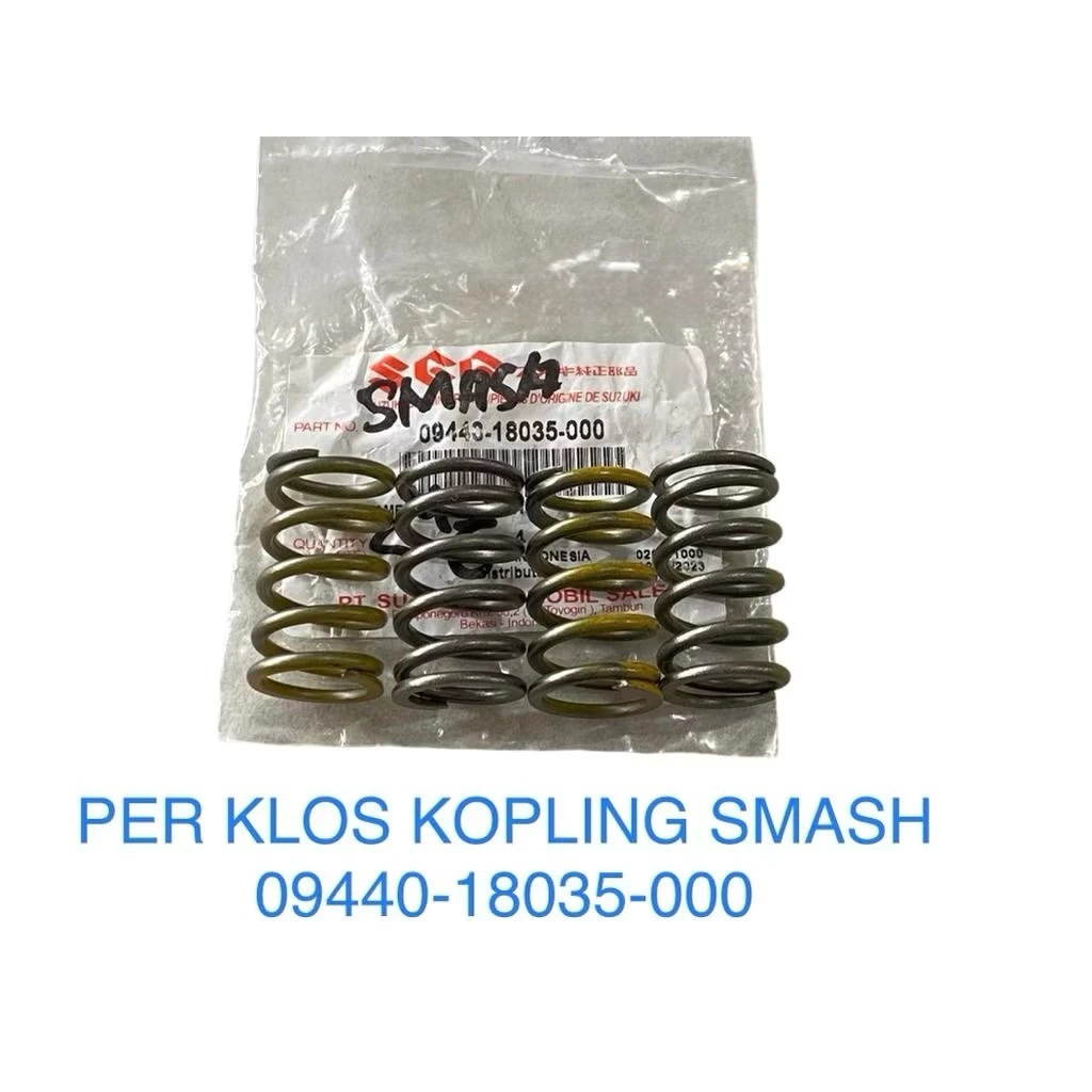 (ISI 4 PCS) PER KLOS KOPLING SMASH 110 SGP / SHOGUN 125 100% ORIGINAL PIR SET
