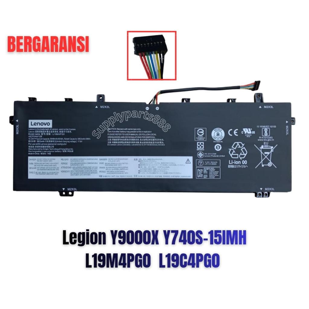 LENOV BATTERY LAPTOP ORI LEGION Y9000X Y740S-15IMH L19M4PG0 L19C4PG0 SB10W67233 NEW