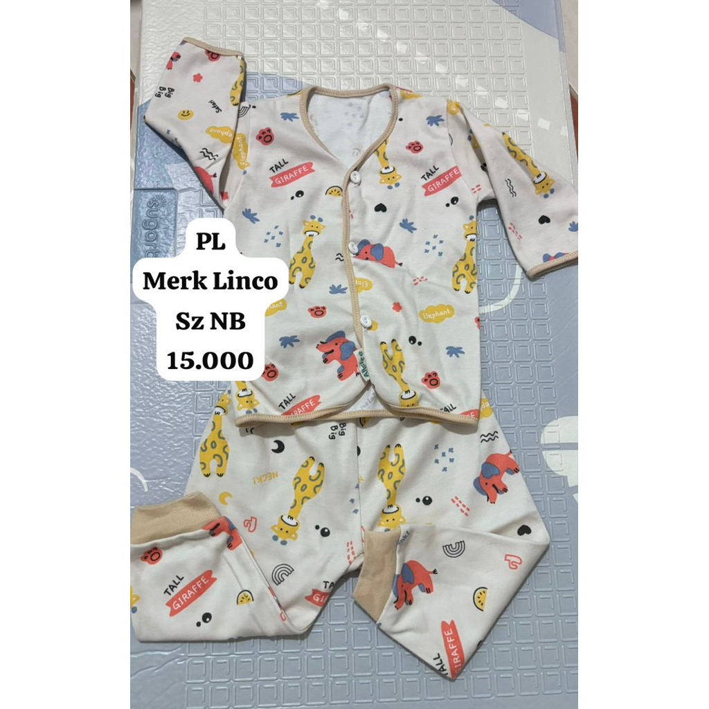 Baju Tidur Bayi Linco size NB PL
