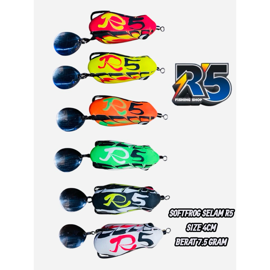 SOFTFROG SELAM 4CM by. R5 FISHING PREMIUM || UMPAN DASAR GABUS