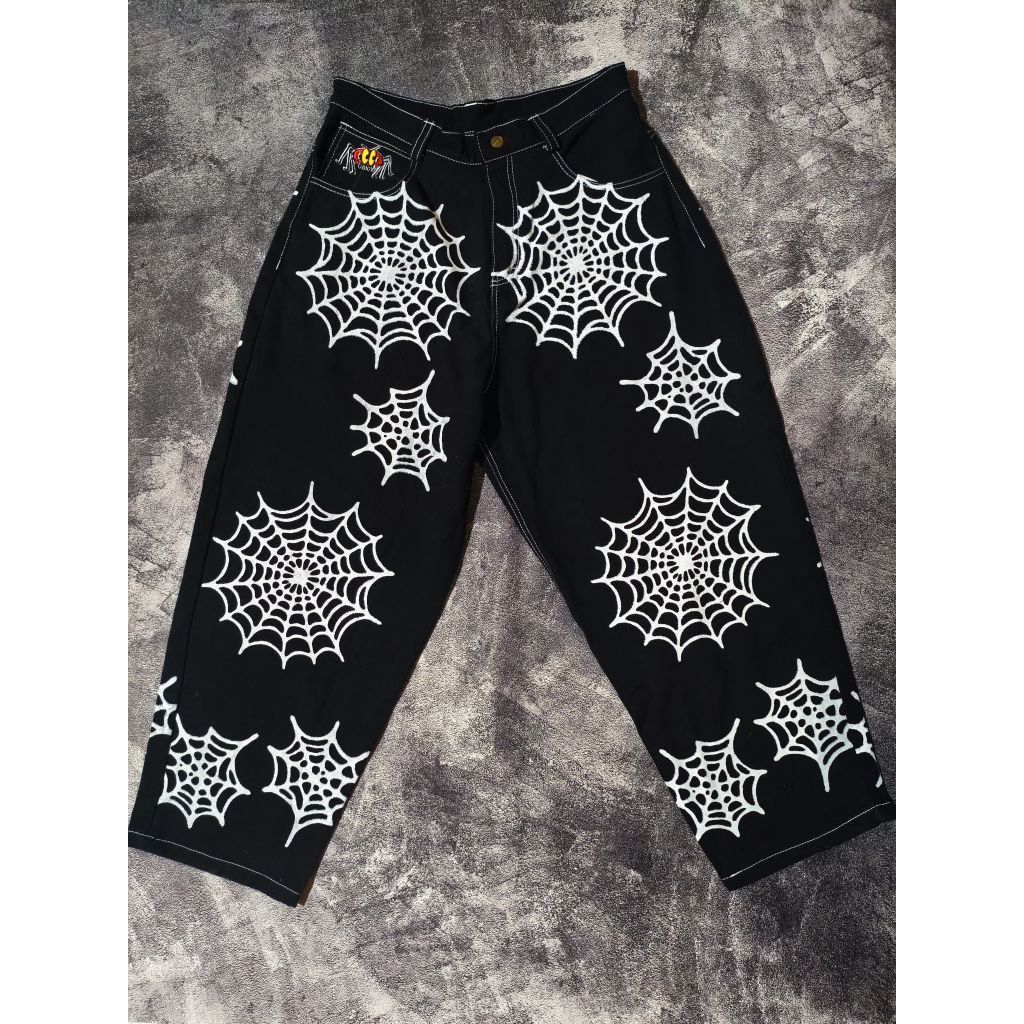 celana M3NDO fp full print hitam