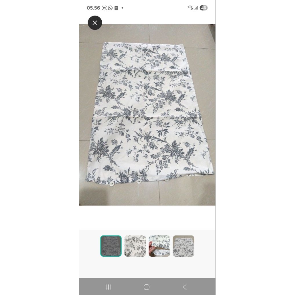 sarung bantal shabby