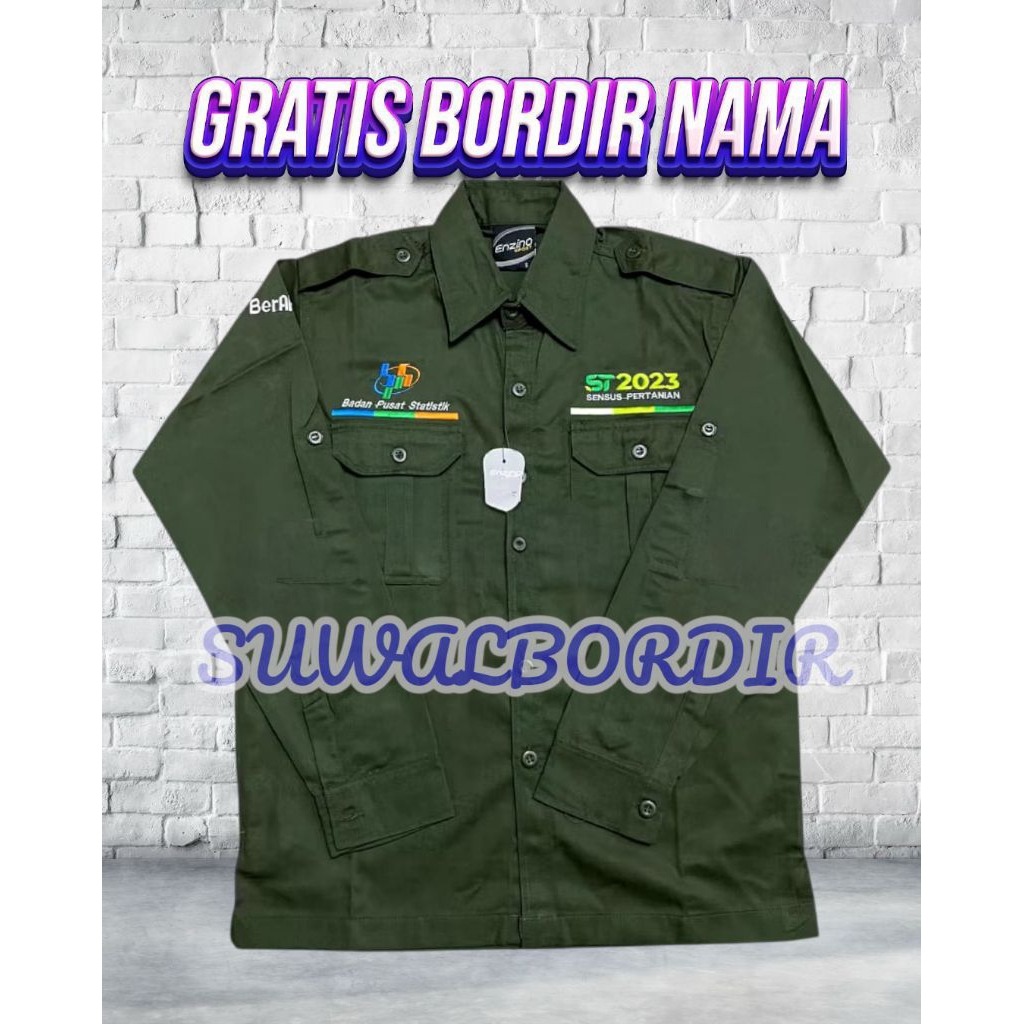 SERAGAM BPS SENSUS PERTANIAN KEMEJA BPS SENSUS PERTANIAN KEMEJA SENSUS PERTANIAN SERAGAM BPS