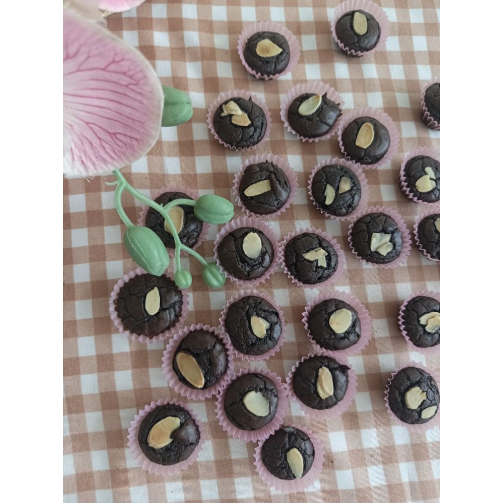 kue kering camilan brownies kering cookies brownies fudgy