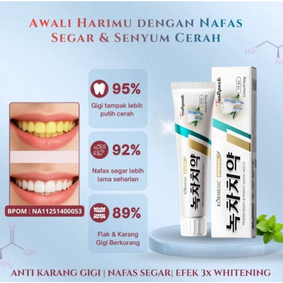Probiotik Pasta Gigi Pemutih  Enamel Repair Whitening Toothpaste Sensitif Pasta Gigi Anti Karies