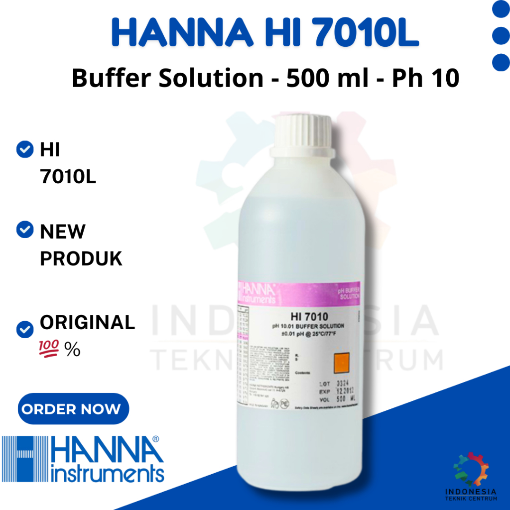 Buffer Solution HANNA HI 7010 L - 500 ml - Ph 10
