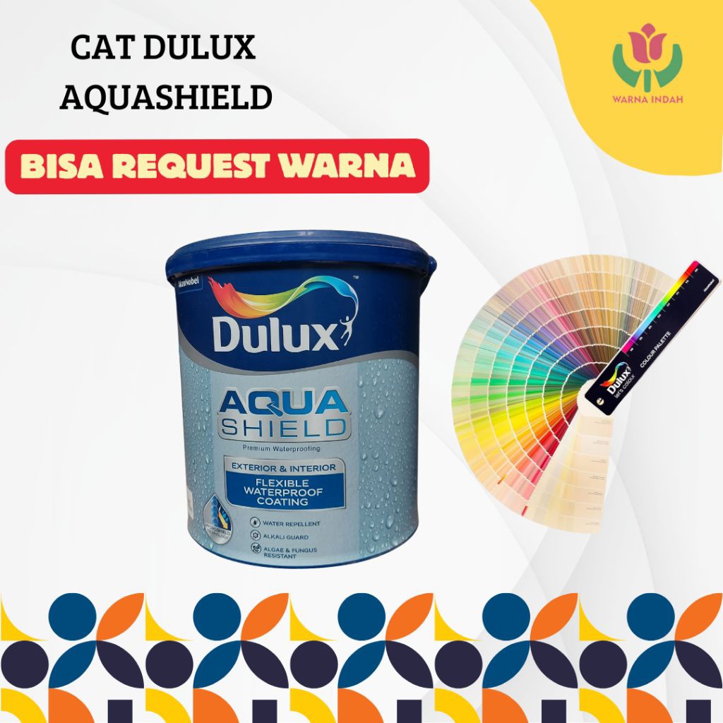 DULUX AQUASHIELD CAT TEMBOK 5 KG - CAT ANTI BOCOR
