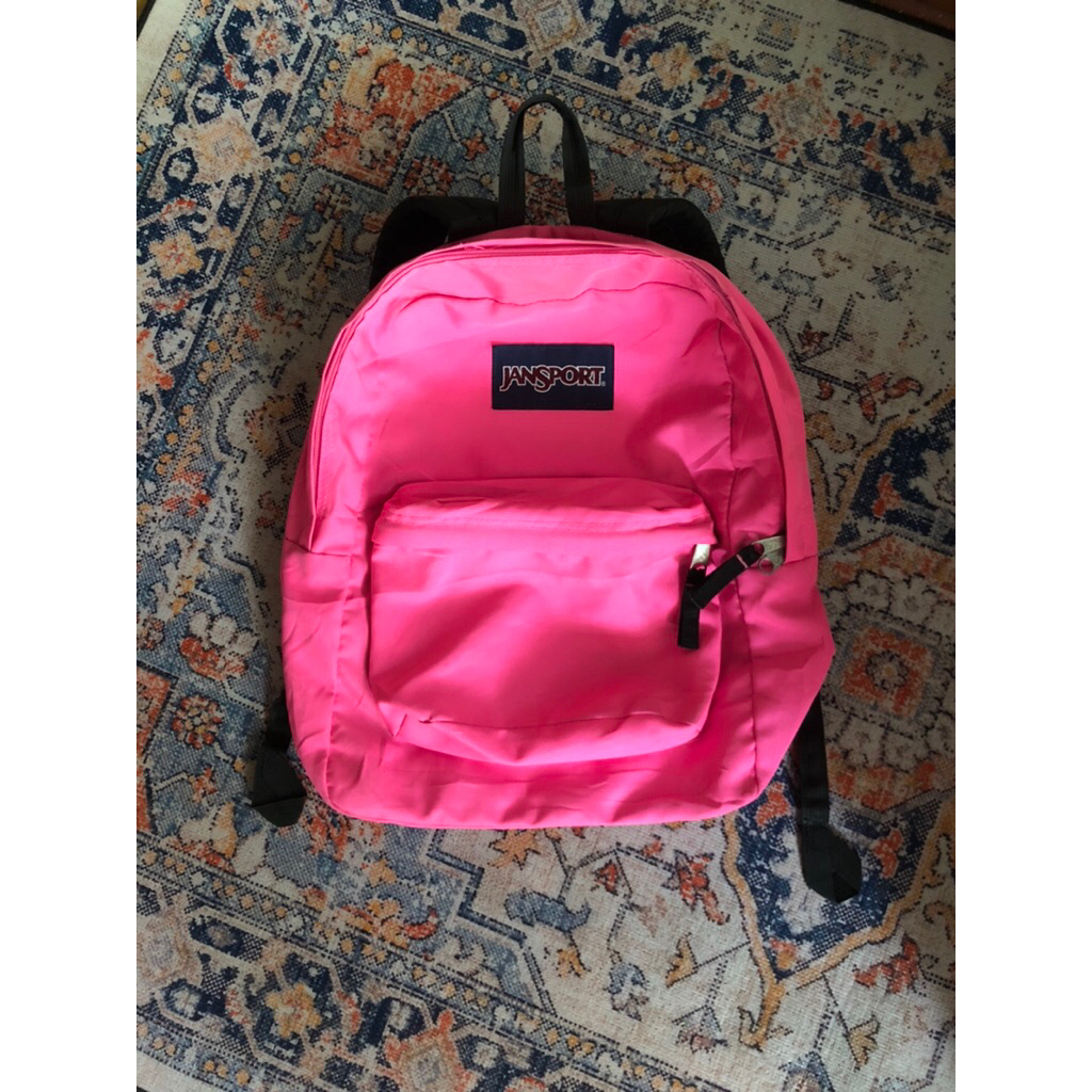 JANSPORT BACKPACK BRIGHT PINK