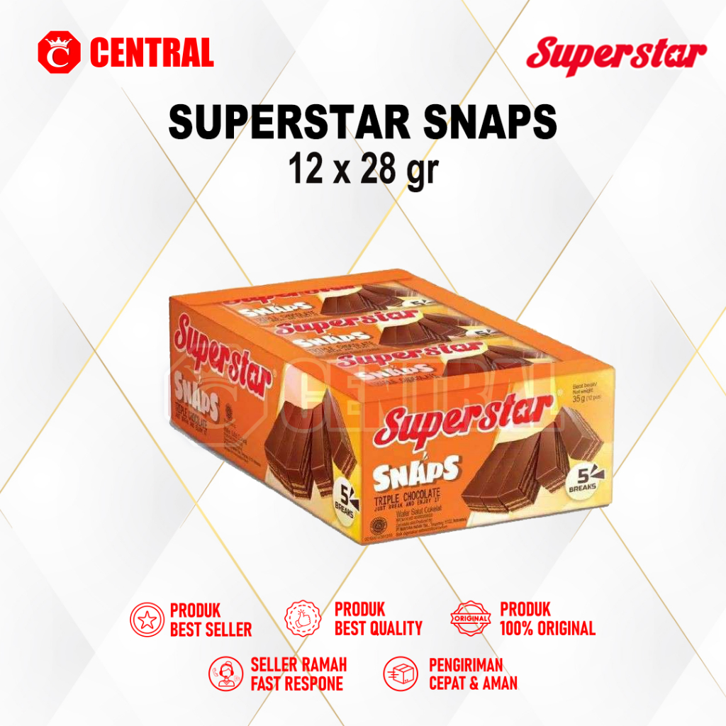 SUPERSTAR SNAP WAFER/WAFER CHOCOLATE