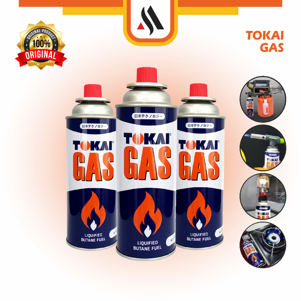 Gas Kaleng Refill Portabel Tokai | Tabung Gas Kompor Portabel