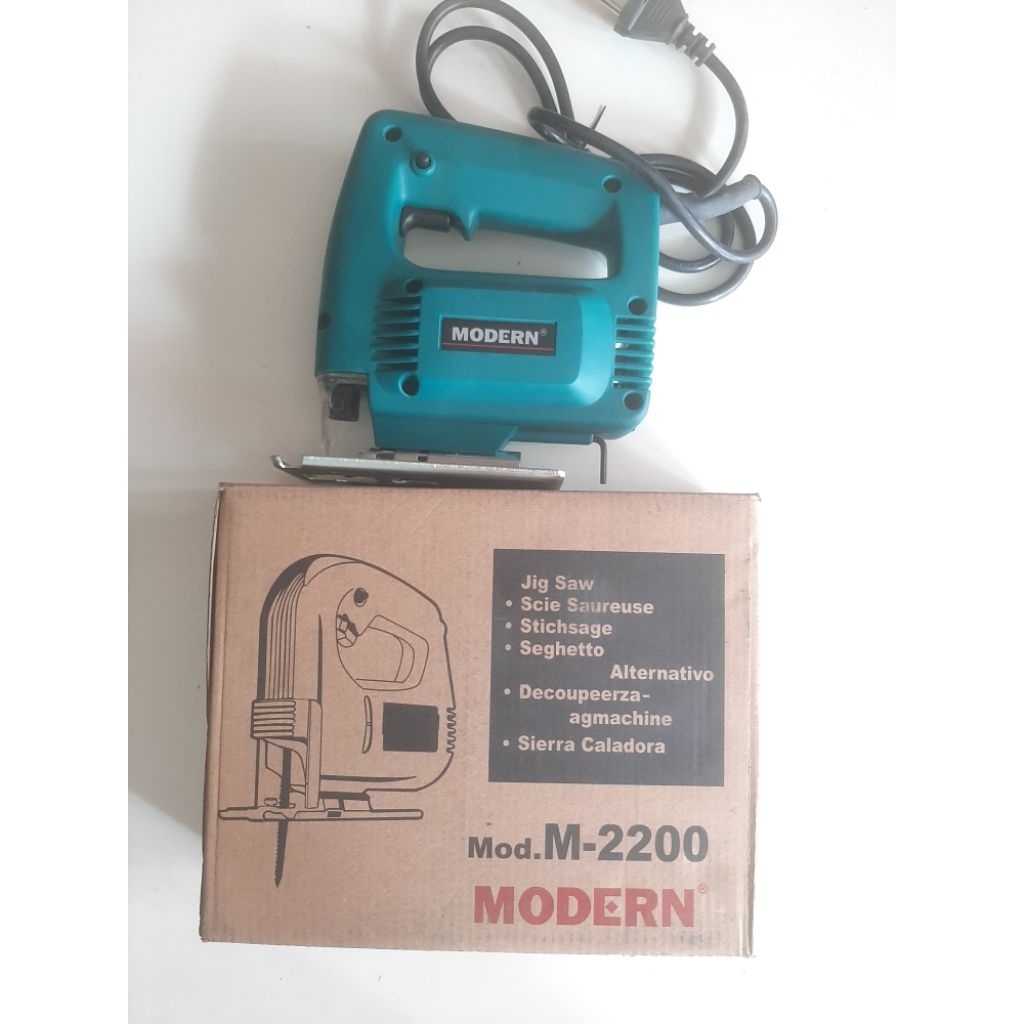 Modern mesin gergaji triplek Jigsaw M2200