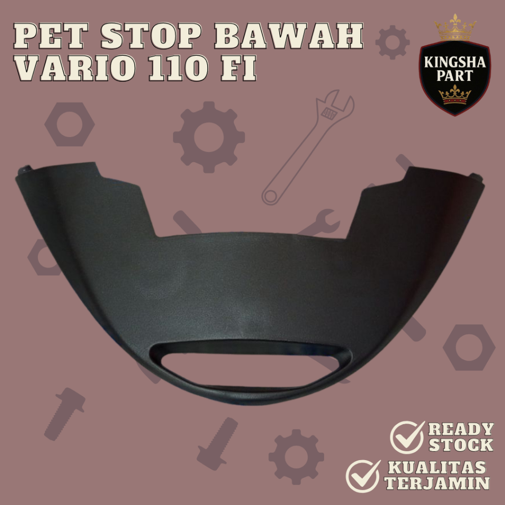 Pet Stop Bawah Honda Vario 110 Fi Tutup Sambungan Body Belakang Bagian Bawah Vario 110 Fi Led K46