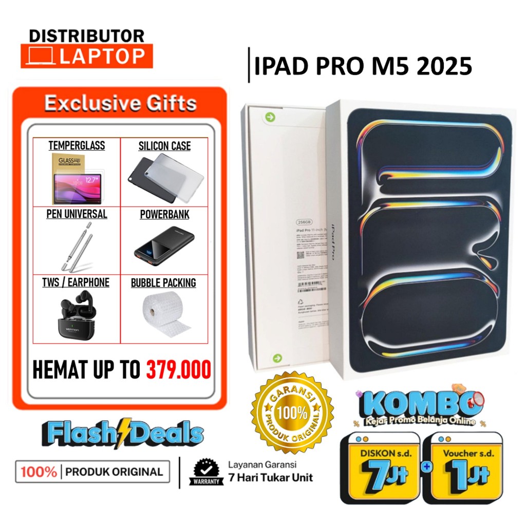 PROMO IPAD PRO M5 2025 [ 1TB / 512GB 256GB ] IPAD PRO 13 IPAD PRO 11 NEW WIFI ONLY