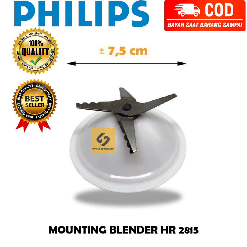 Mounting Blender Pisau Blender Philips HR 2815