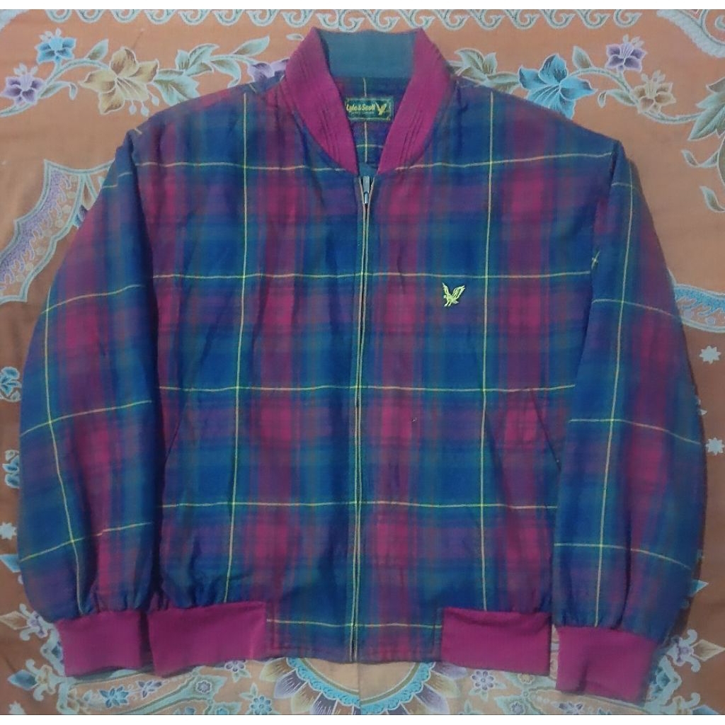 Jaket Harrington Casual Tartan Lyle&Scott