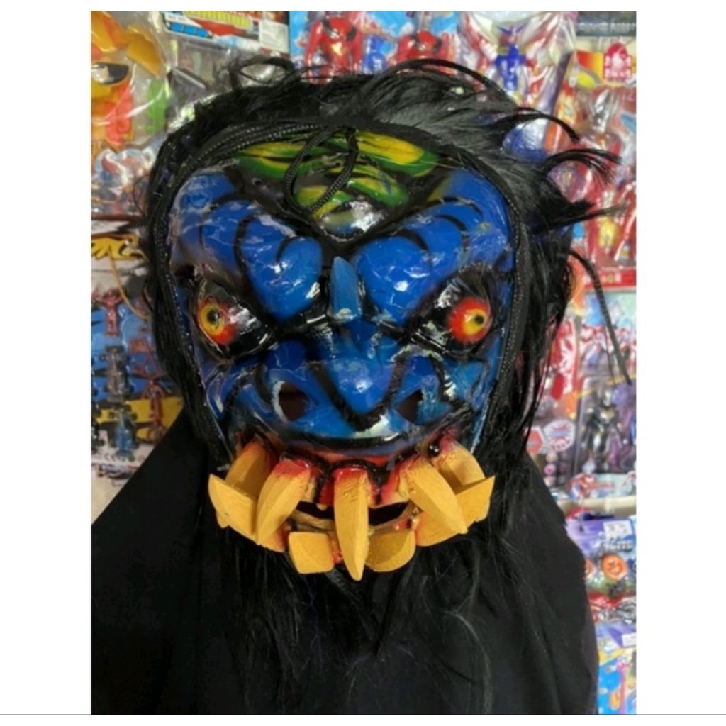 PROMO TOPENG GEDRUK / Gedruk Bali / Topeng Buto Gedruk / GEDRUK MIKA / Mainan Anak Anak / Topeng Uni