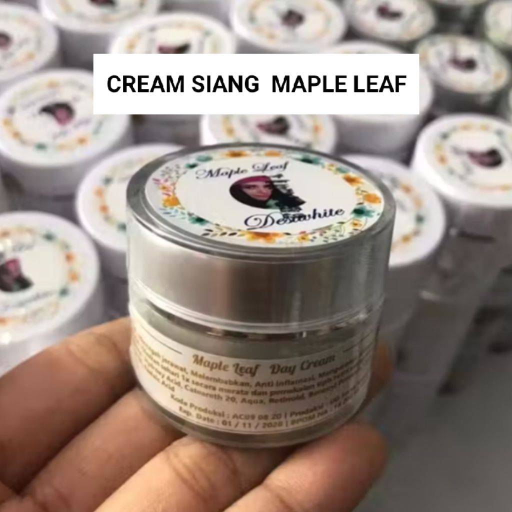 Cream Siang Maple Leaf SkinCare BPOM Untuk Semua Jenis kulit Wajah