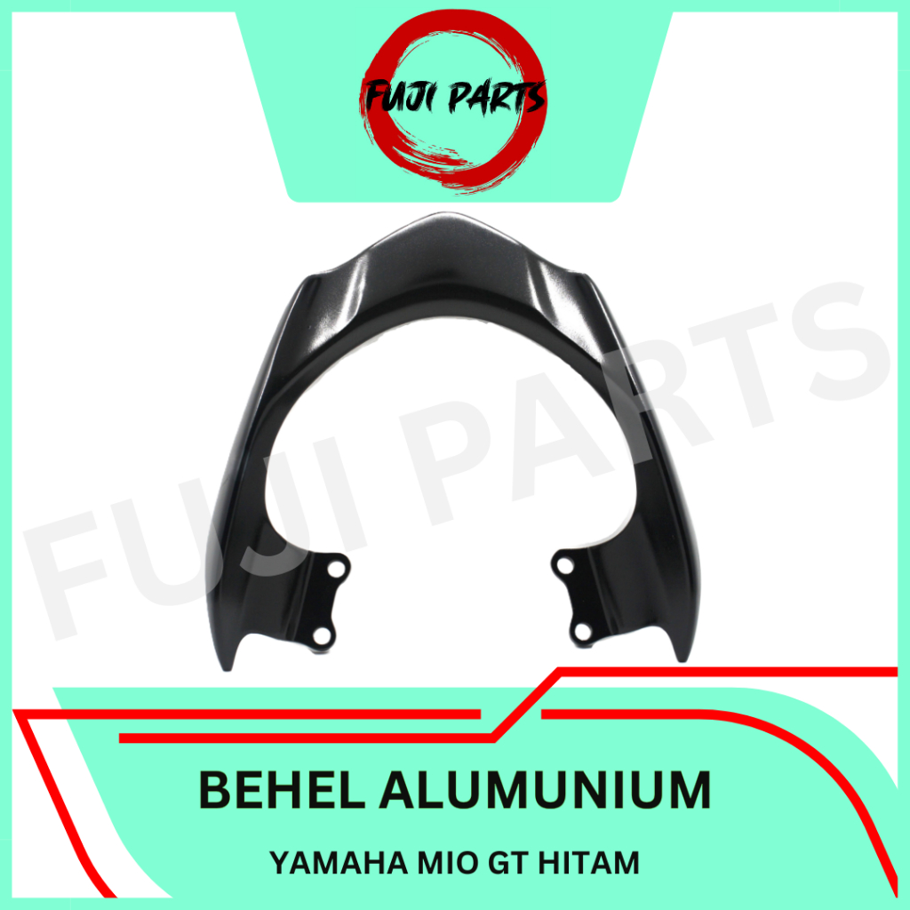 FUJI-PARTS/BEHEL-ALUMUNIUM/ALUMINIUM/PEGANGAN/TANGAN/BELAKANG/MOTOR/YAMAHA-MIO-GT/HITAM/GRADE-ORI
