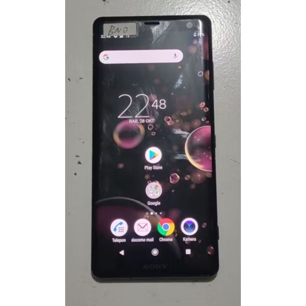 lcd frame Sony Xperia xz3 minus tc (baca diskripsi)