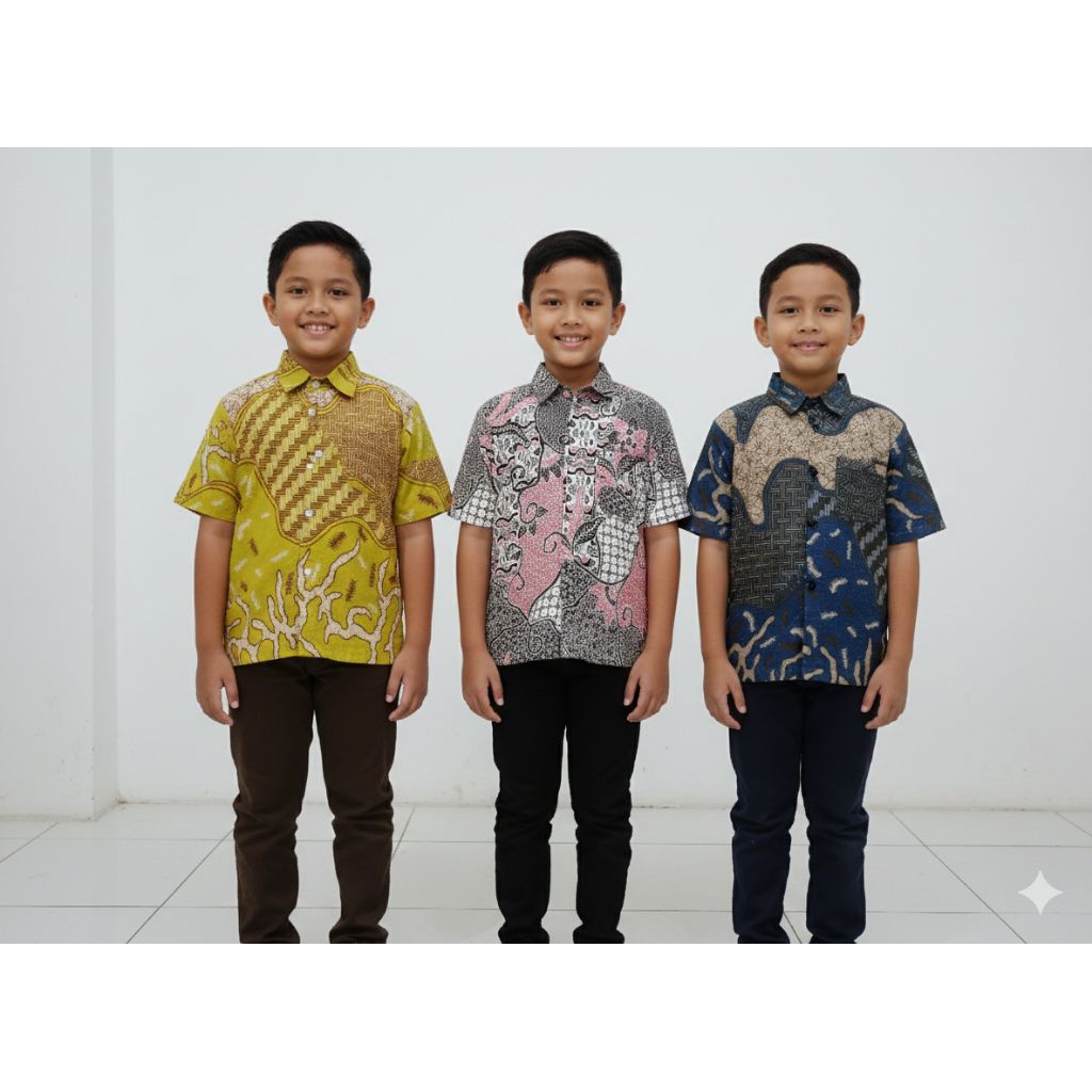 BATIK ANAK LAKI LAKI USIA 1-13 TAHUN