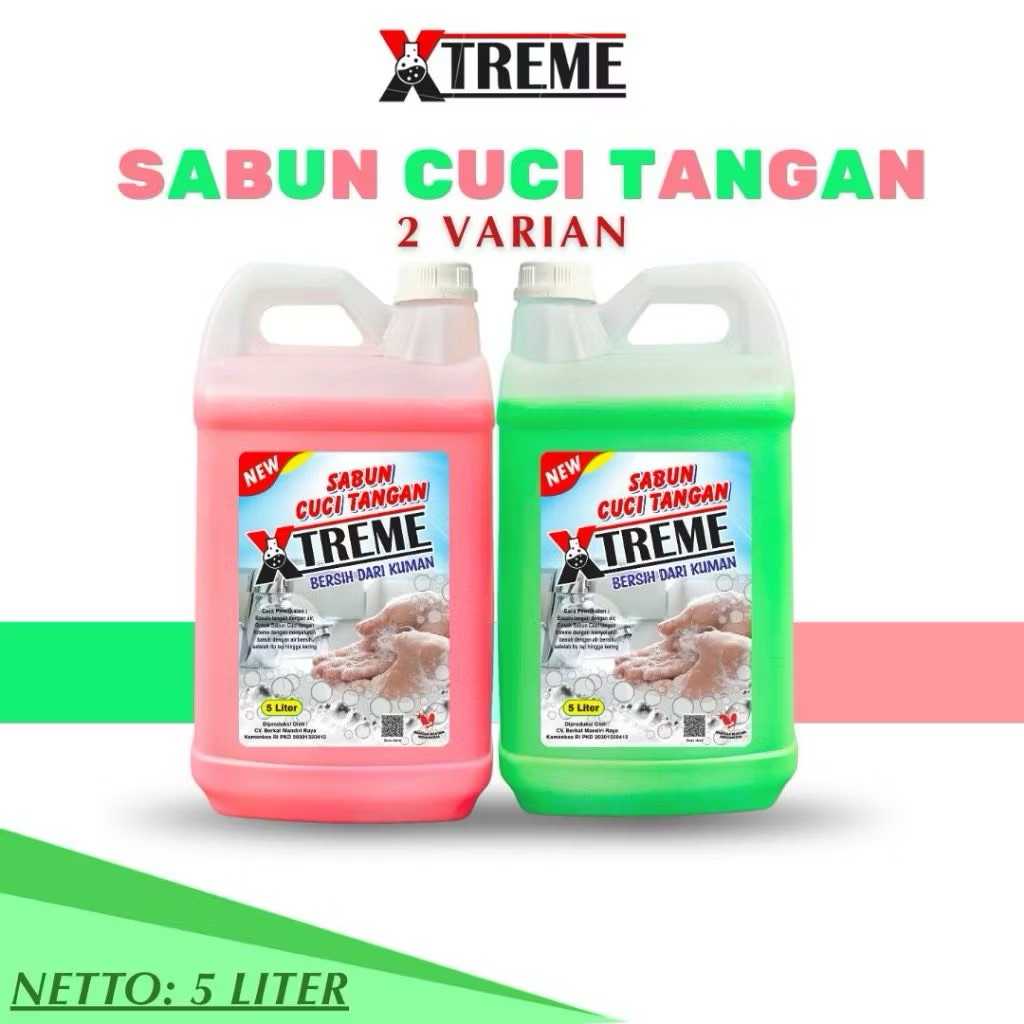 Sabun Cuci Tangan Anti Bakteri / Handsoap Cair 5 Liter