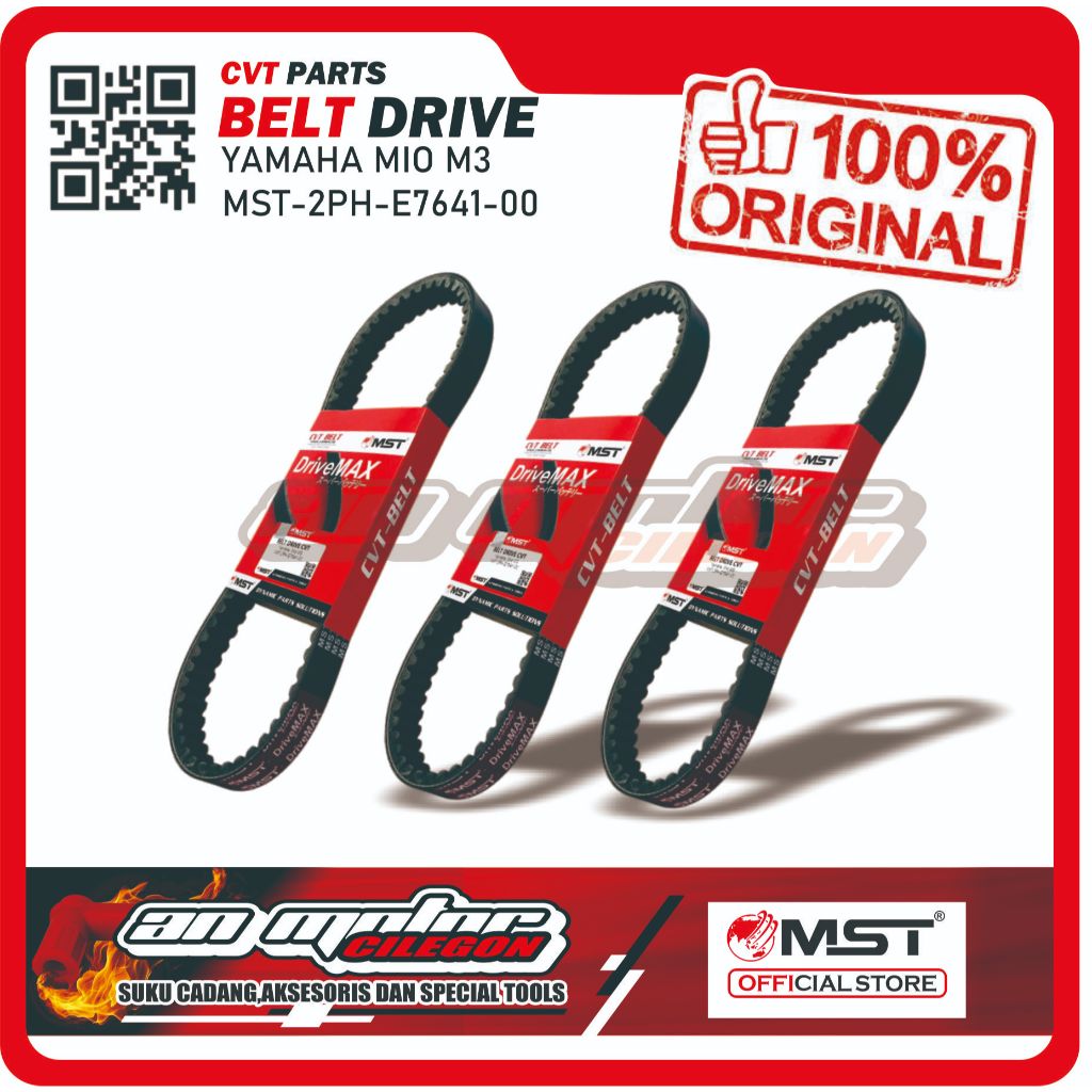 VANBELT/V BELT MIO M3 kode 2PH merk MST OTOPART ORIGINAL