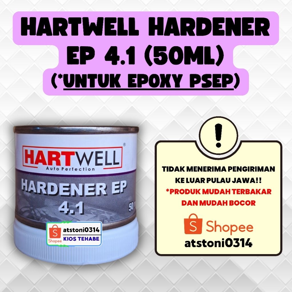 Hartwell Hardener EP 50ML (Untuk epoxy PSEP)
