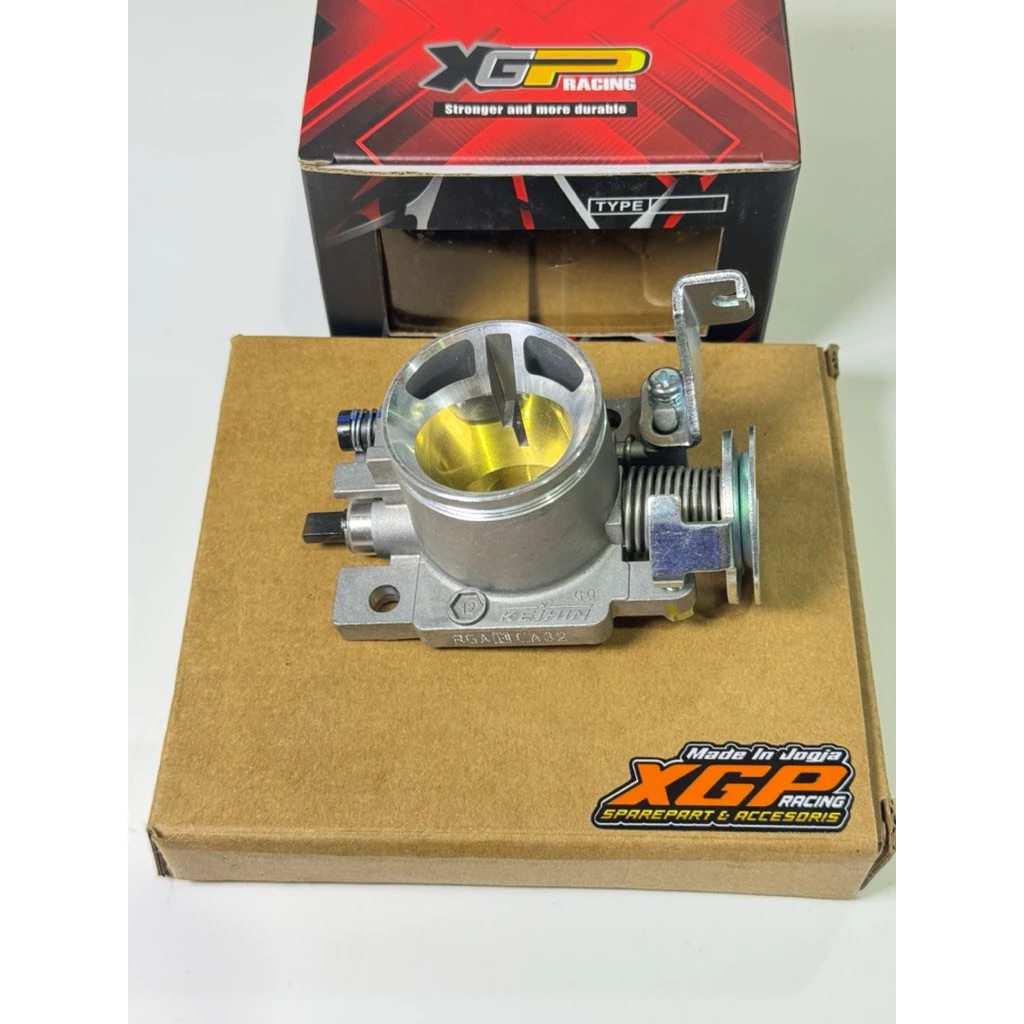TB THROTTLE BODY VARIO SCOOPY BEAT SUPRA THROTLE BODY TB KOIN XGP RACING UKURAN 28 30 32 34 MM