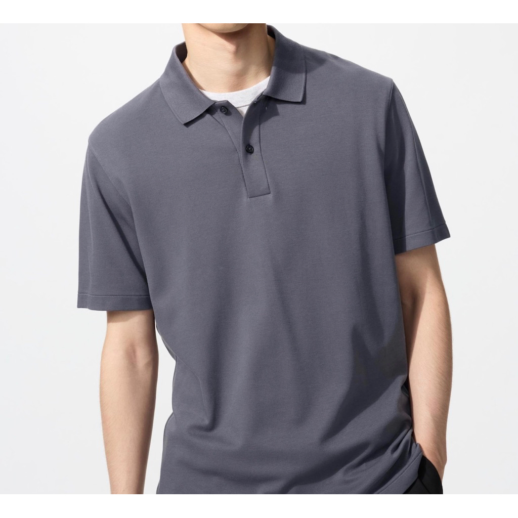 UNIQLO kaos polo airism katun pique