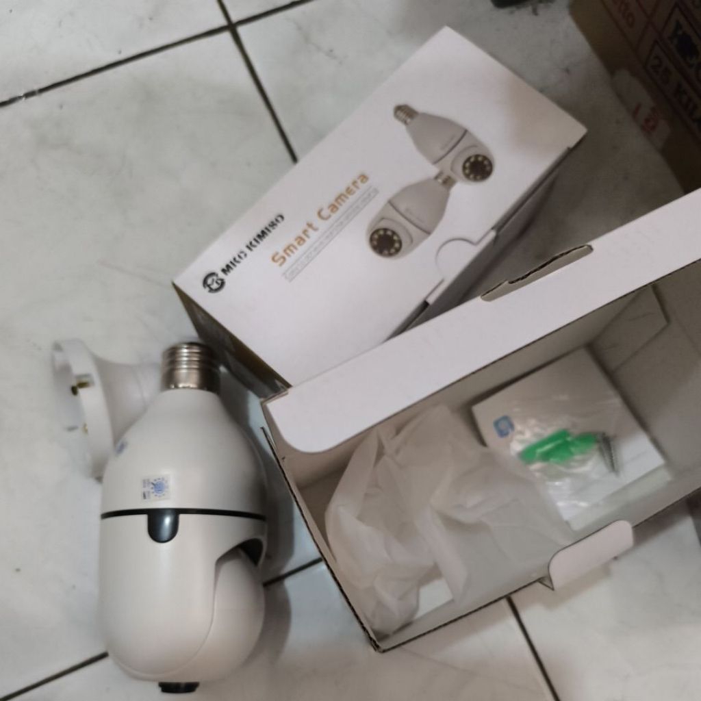 cctv wifi bola lampu mkc kimiso IPC V 380 E 27 2MP