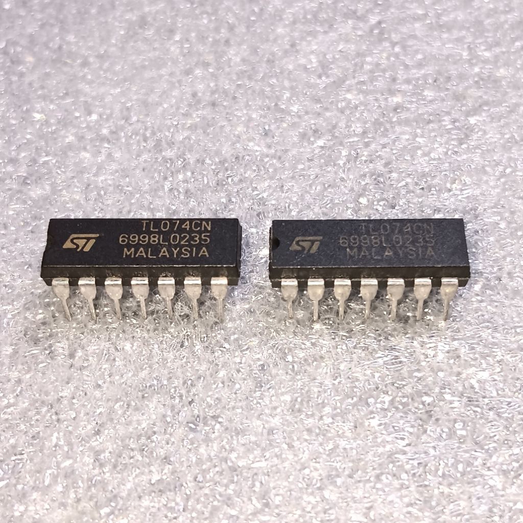 IC TL074CN | TL084CN Quad Op-Amp FET Input Original STMicroelectronics Malaysia NOS