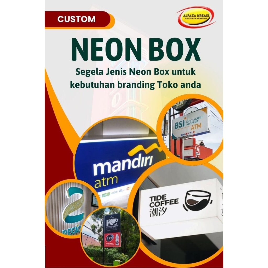 Neon Box Custom Branding | Indoor & Outdoor