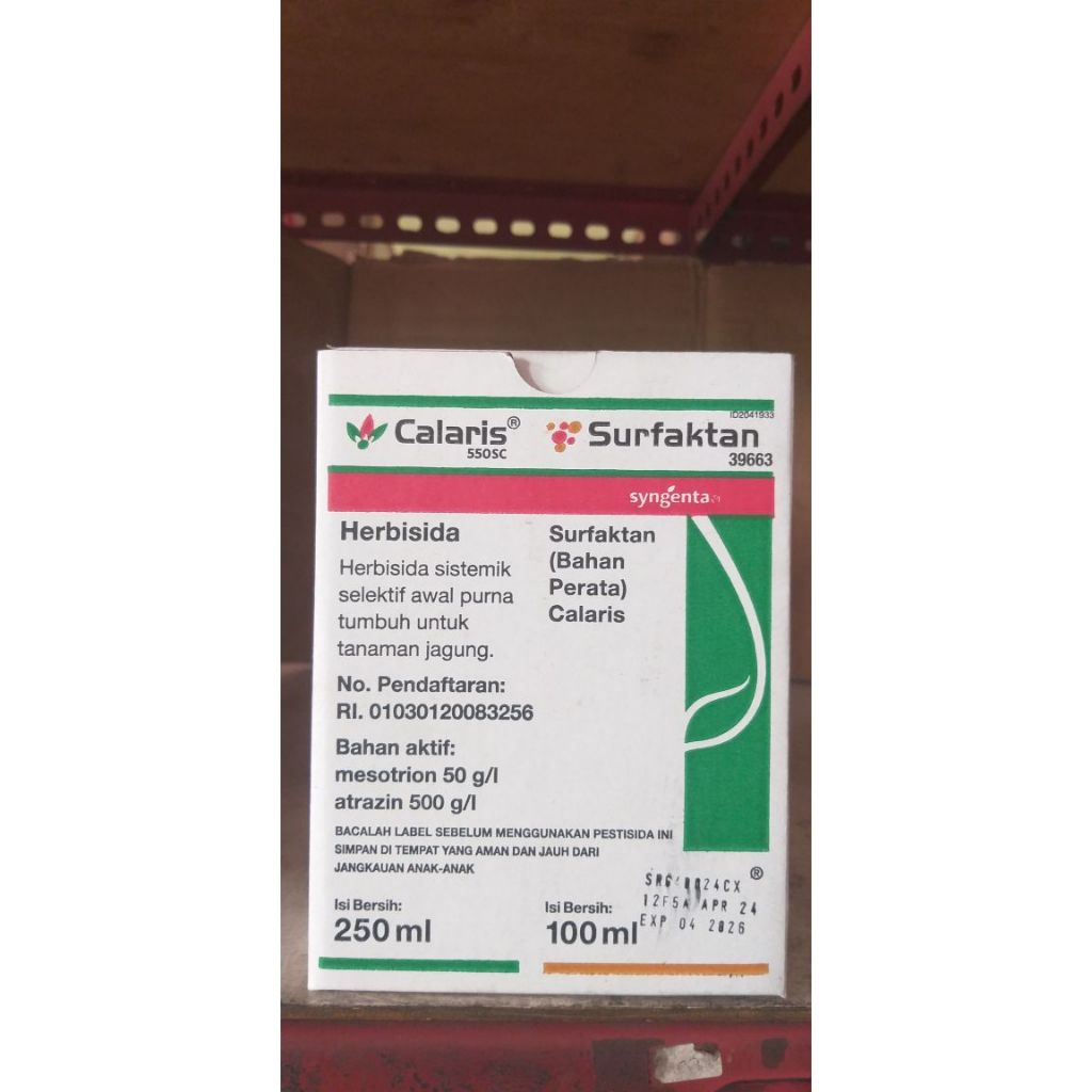 Herbisida CALARIS 550 SC + Surfaktan 250ml 500ml 1000ml- Paket Obat Rumput Jagung Selektif Aman - Me