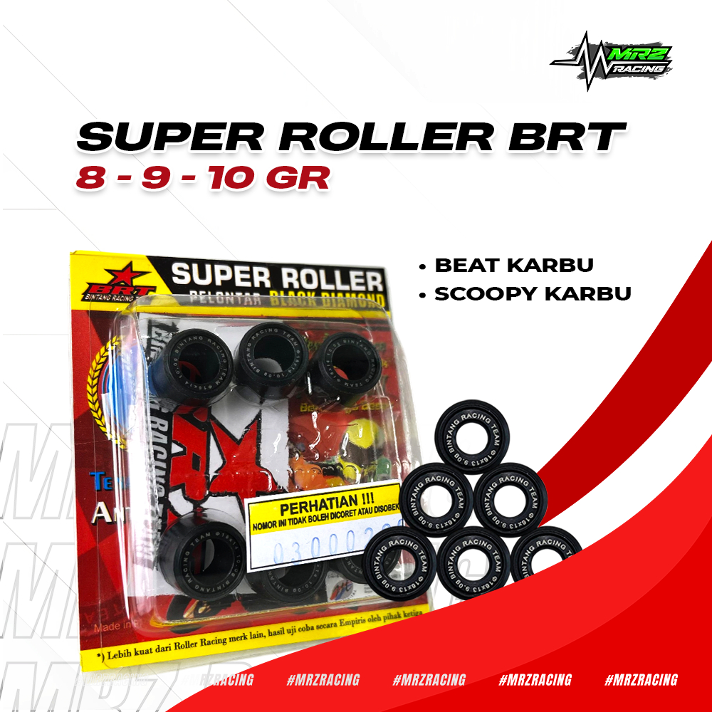 BRT - BEAT KARBU - ROLLER RACING BEAT - SCOOPY KARBU BLACK DIAMOND - ROLLER RACING BRT