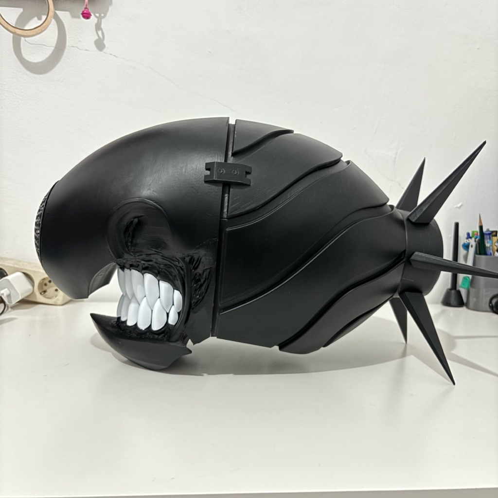 Devil Bomb Chainsaw Man Cosplay Reze Helmet Mask Topeng