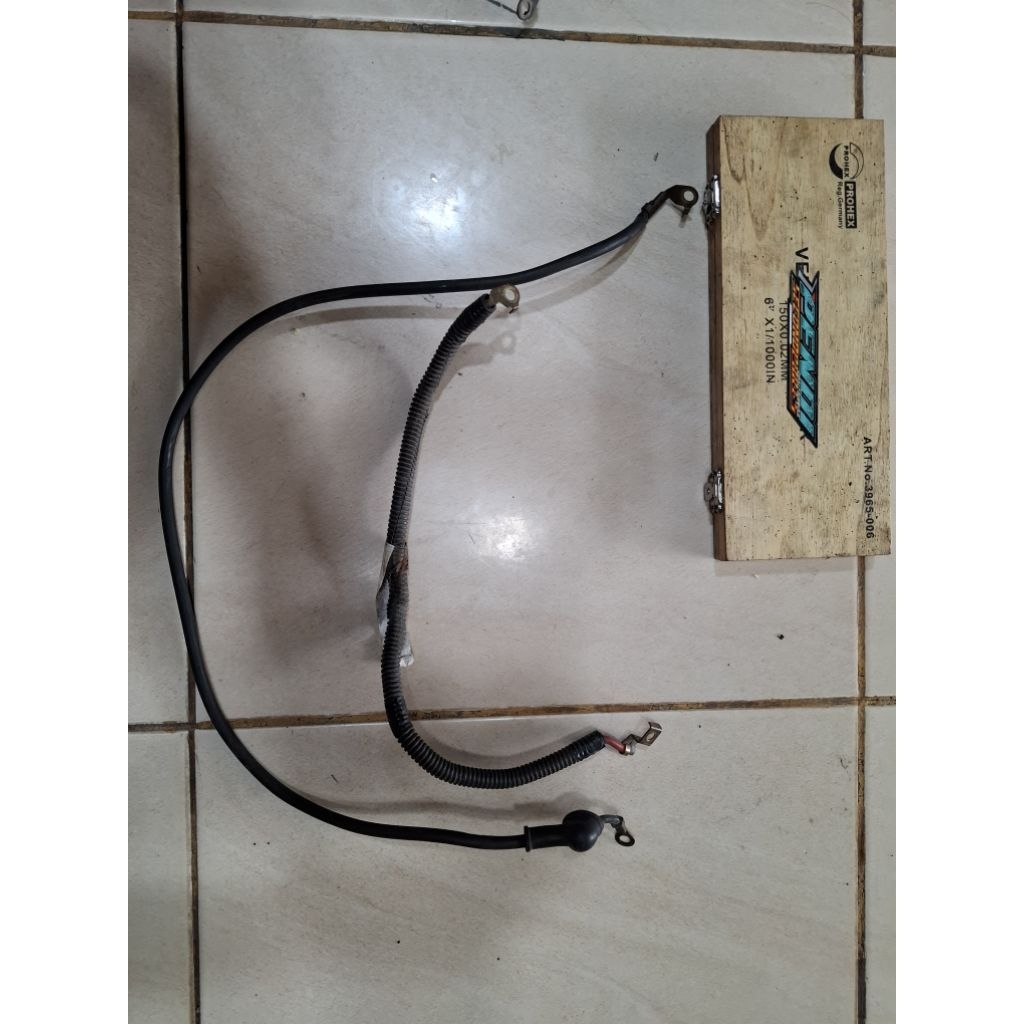 kabel bendik starter ke aki dan dinamo starter satria fu original