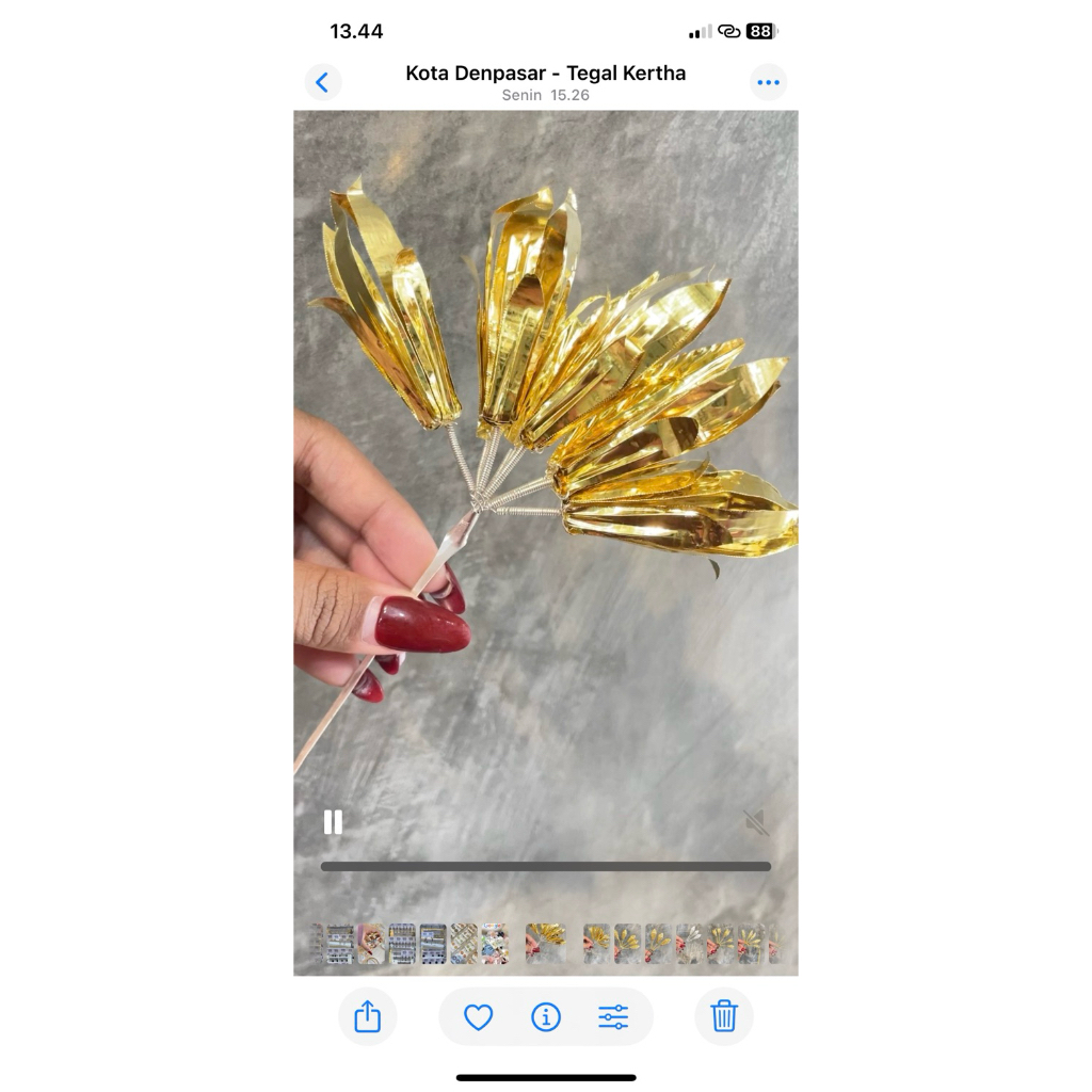 cucuk bali bunga cempaka gold premium