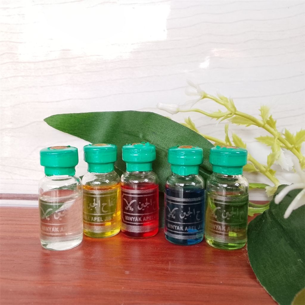 Minyak Apel jin pancawarna segel hijau