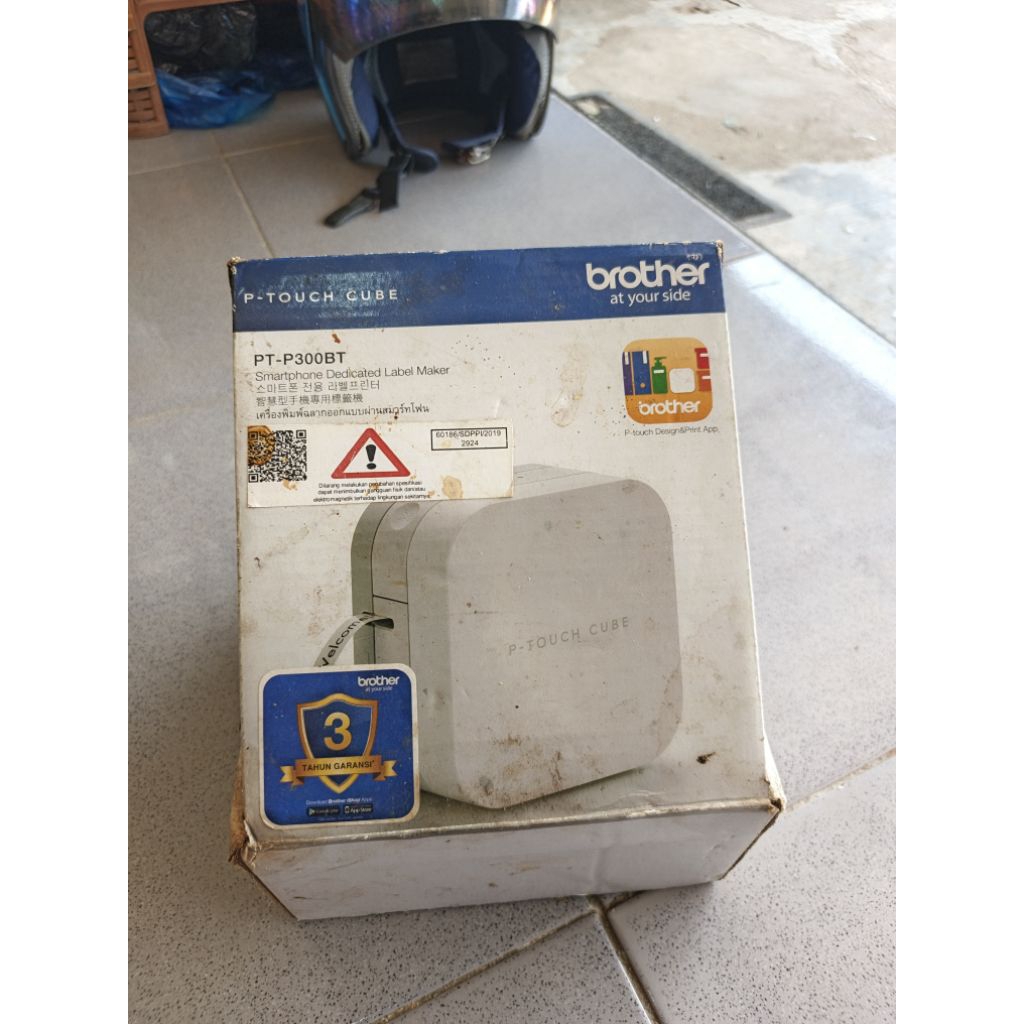 Brother P-Touch Cube PT-P300BT Label Printer Bluetooth Bekas