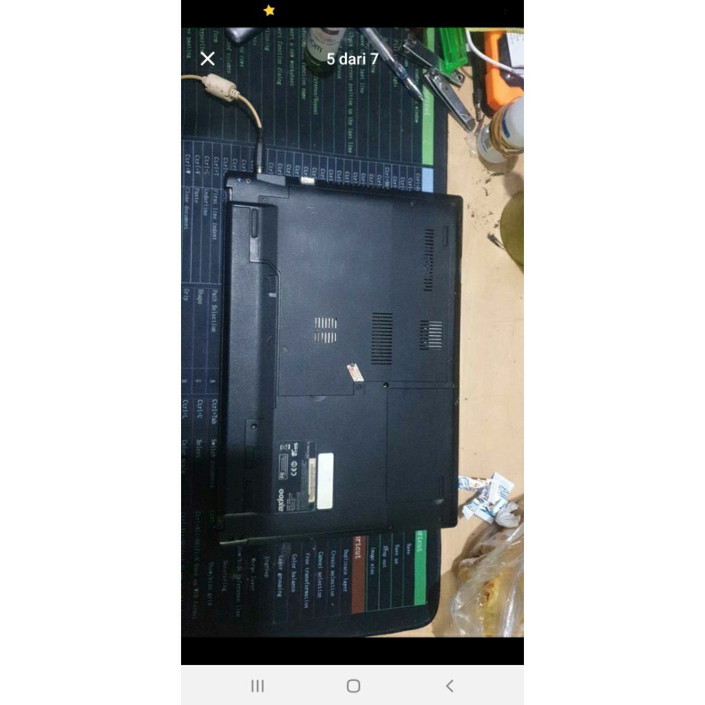 laptop axioo i3 gen 4 Ram 4 HDD 450