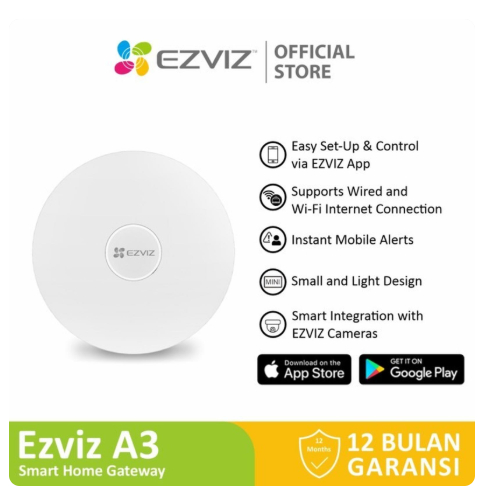 EZVIZ A3 SMART HOME BRIDGE INTEGRATED GATEWAY