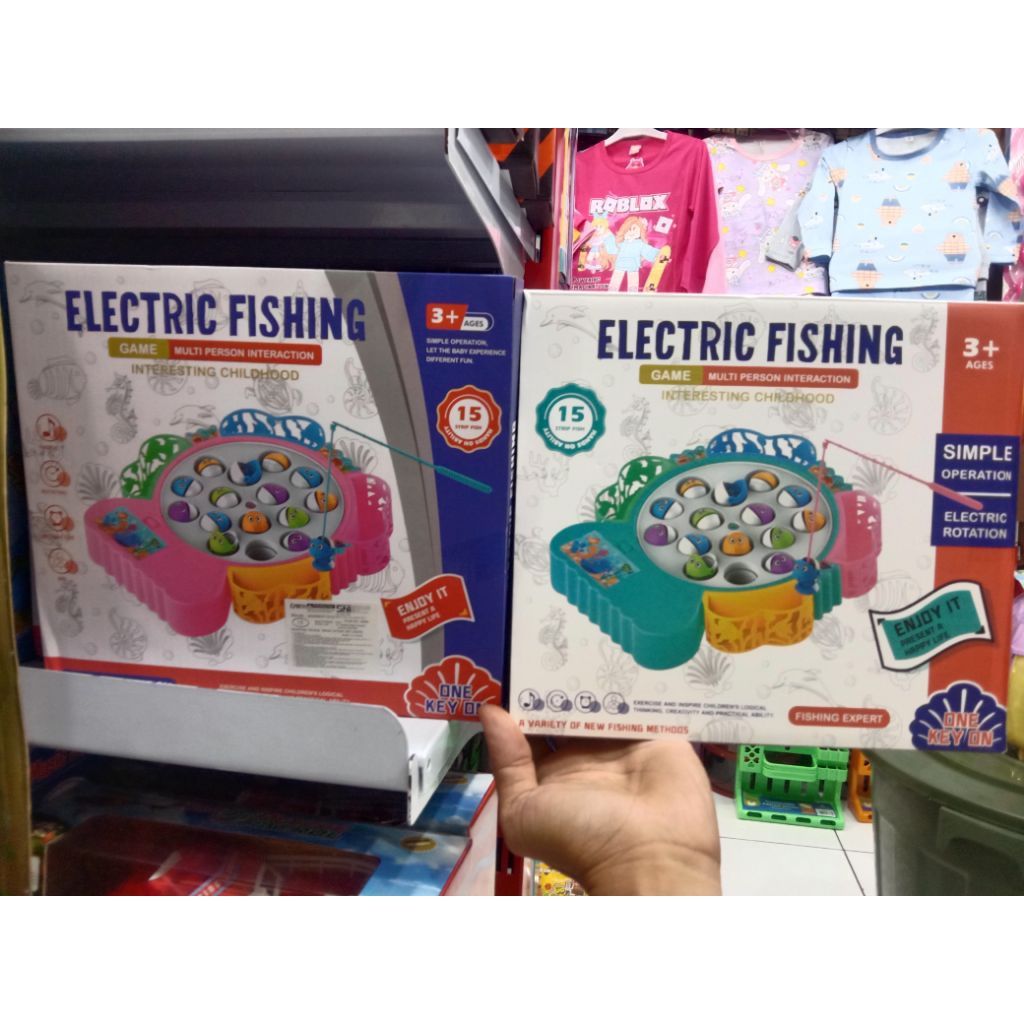 toko serba 35k. maenan pancingan anak2 / pancingan hiu