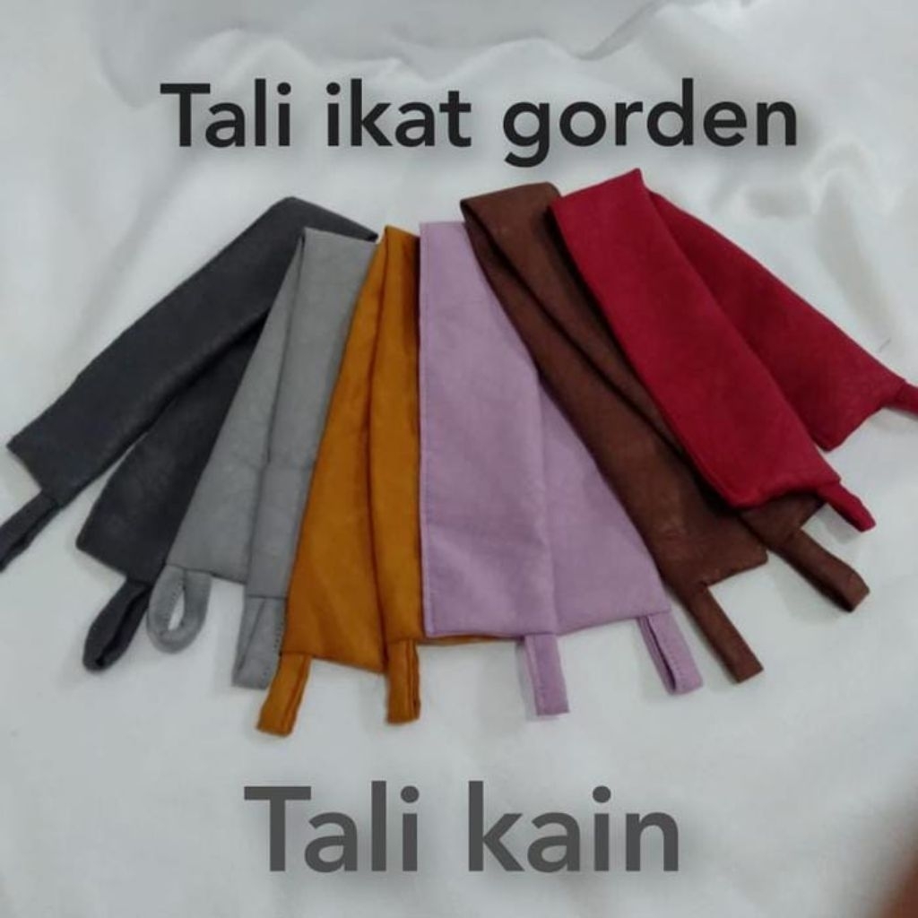 Tali ikat gorden tali gorden bahan kain gorden tali pengait gorden