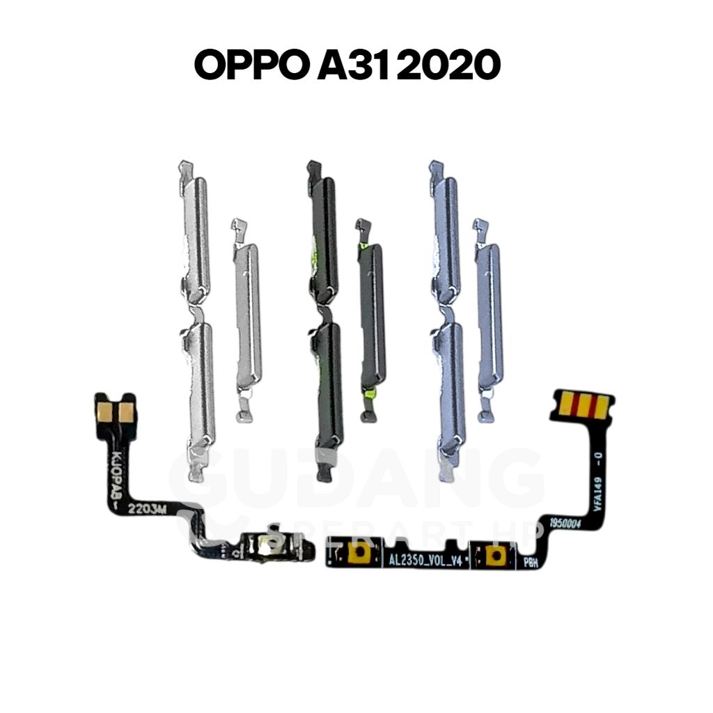 HP OPPO A31 2020 TOMBOL ON OFF VOLUME + FLEXIBLE ON OFF VOLUME ORIGINAL