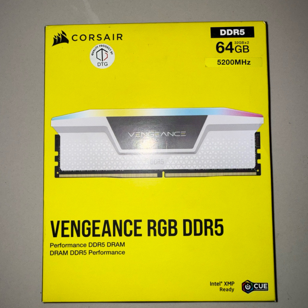 corsair vengeance rgb ddr5 2x32gb 5200mhz cl40 corsair vengeance ddr5 64gb 5200mhz corsair ddr5 2x32