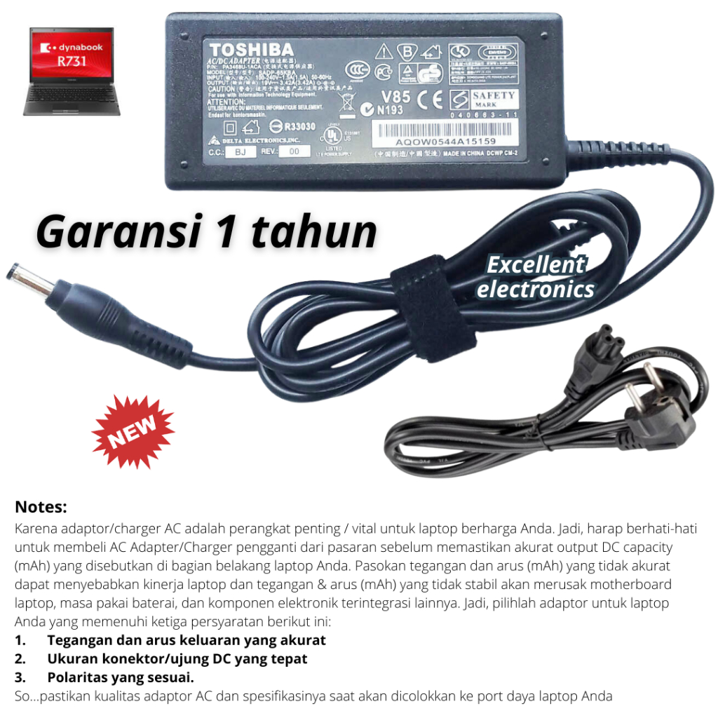 Charger Laptop Toshiba, Carger Laptop Toshiba, Casan Laptop Toshiba, Cas Laptop Toshiba, Charger Tos