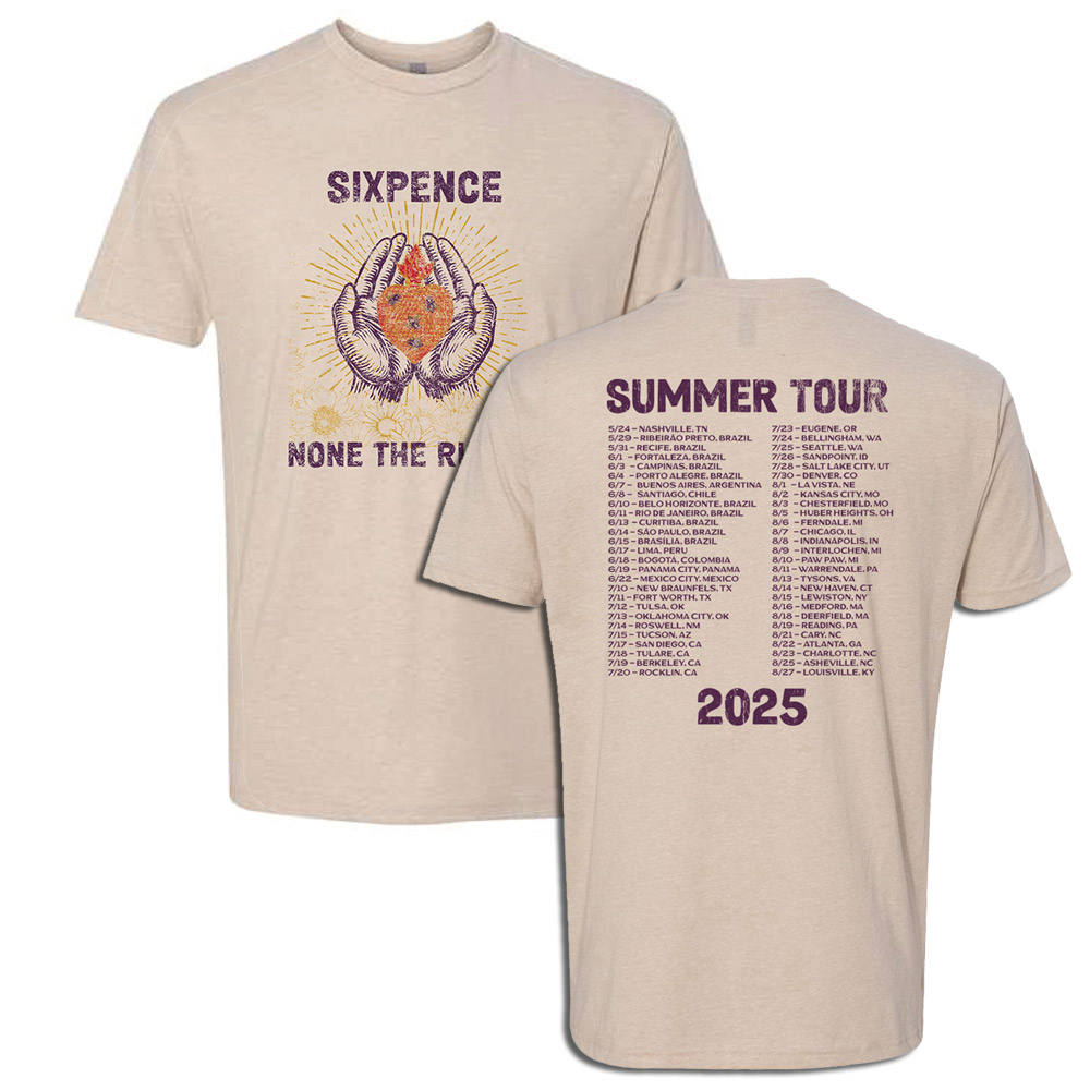 SIXPENCE NONE THE RICHER TOUR 2025 TAG NEXT LEVEL T SHIRT