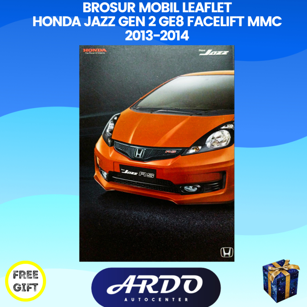 Brosur katalog mobil Honda Jazz GE8 Facelift MMC Last Edition (Edisi Terakhir) 2013-2014