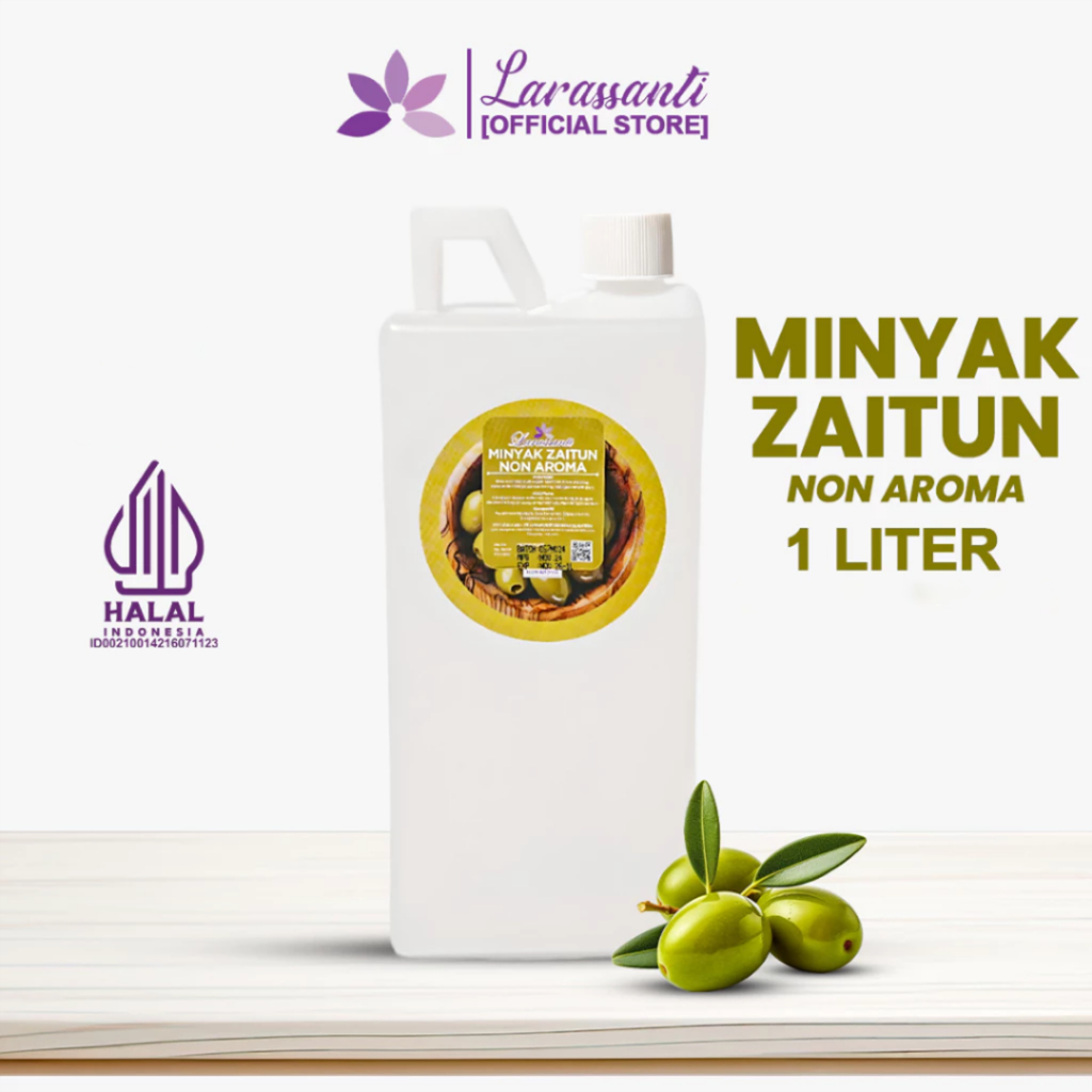 LARASSANTI - Minyak Zaitun / Minyak Urut resmi bpom 1 LITER